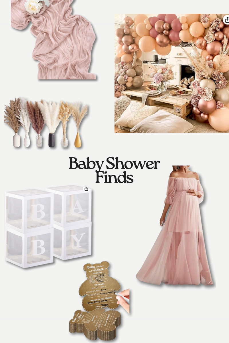 Baby shower finds for a girl
