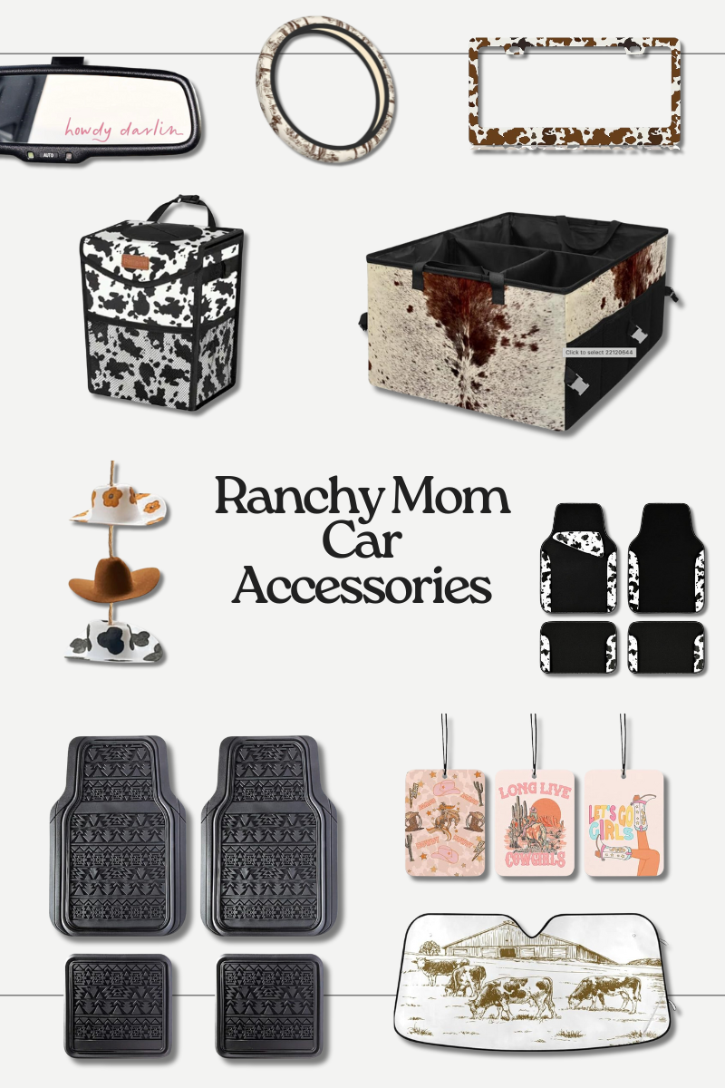Ranchy mom car accessories