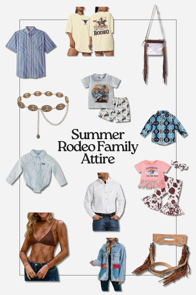 Summer rodeo family attire