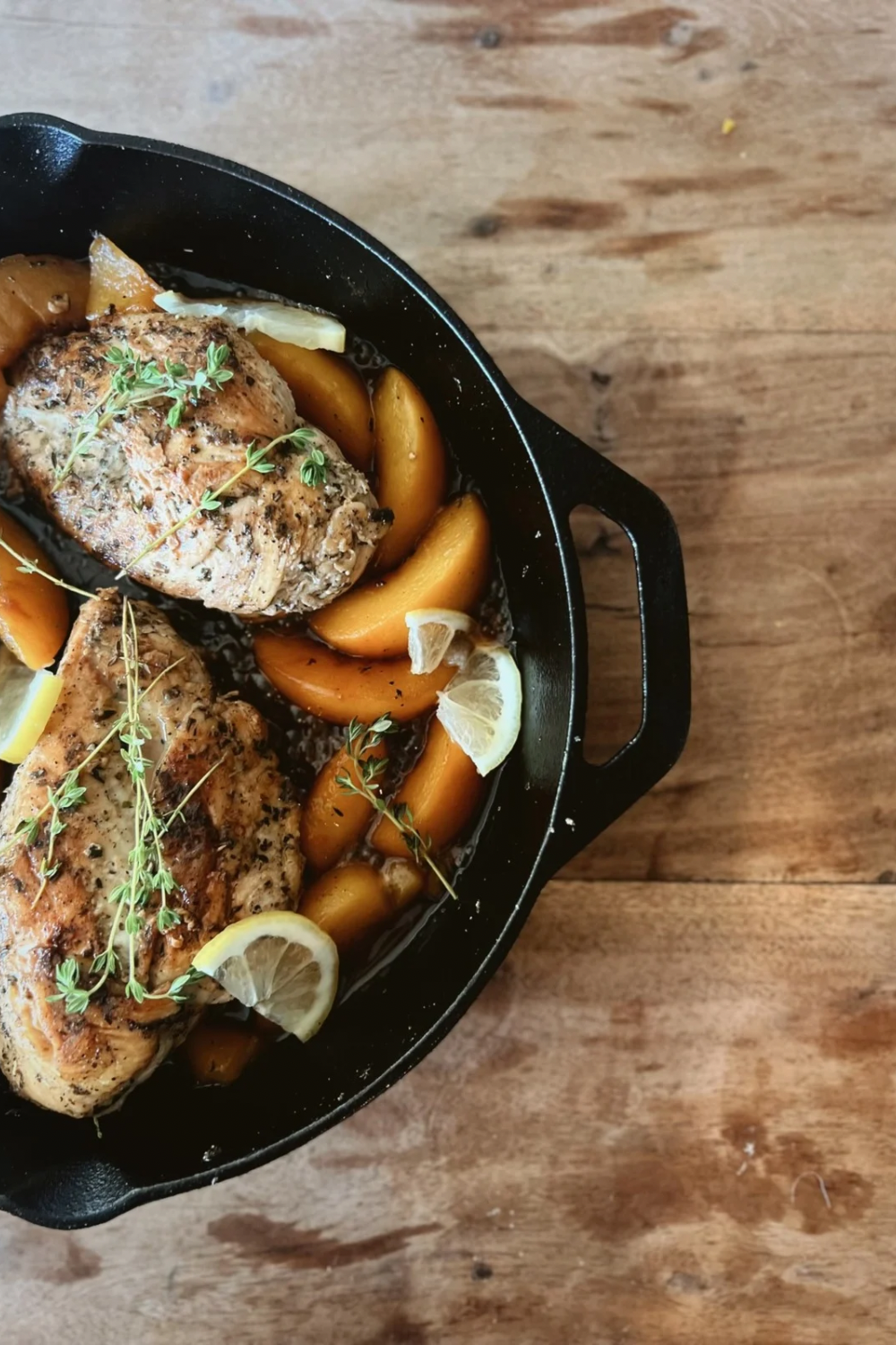 chicken and peaches recipe