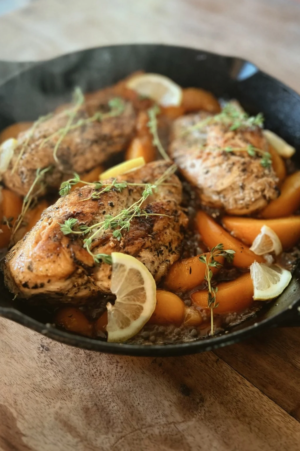 chicken and peaches recipe